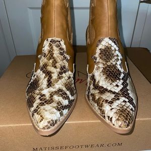 Brand New; Never worn Matisse booties